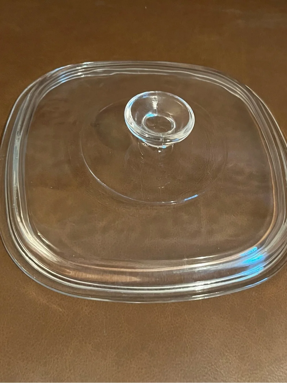 Vtg Blue Cornflower Patterned Corning Ware Casserole Dish w/ Glass Lid A-8-B